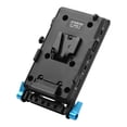 thumbnail image 1 of Andoer V Mount V-lock Battery Plate Adapter with 15mm Dual, 1 of 8