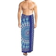 thumbnail image 5 of LA LEELA Men's Swim Bath Trunk Swimsuit Regular Surfing Swimwear Sarong Long Pareo Beach Wrap One Size Mandala, Blue Summer Vacation Aloha, 5 of 5