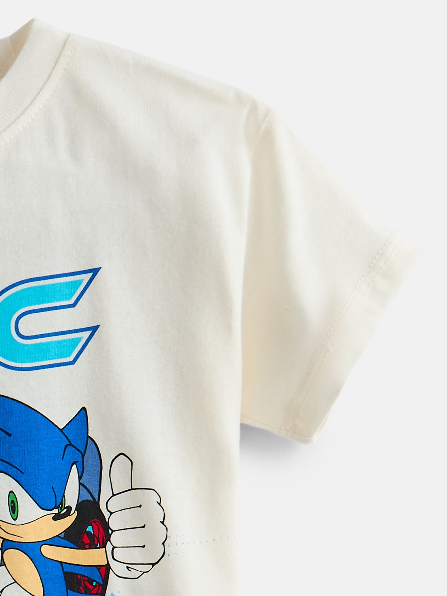 Sonic the Hedgehog Toddlers' Graphic Tee with Short Sleeves, Sizes 12M-5T
