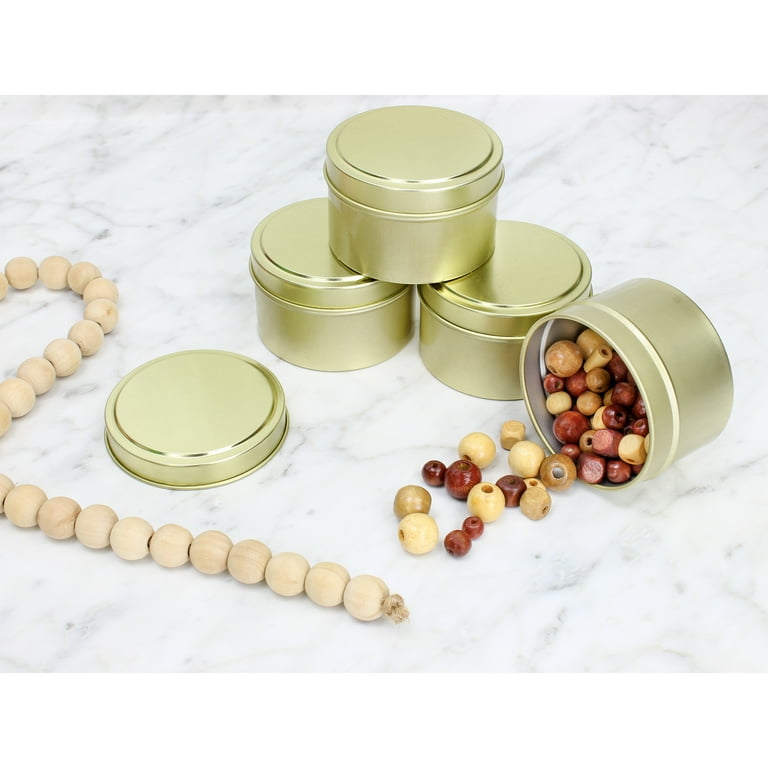 Round metal tins wholesale deals