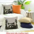 thumbnail image 4 of FCXZI Raccoon Decor Holiday Pillow Case for Home Sofa Couch Linen 20x20in, 4 of 5
