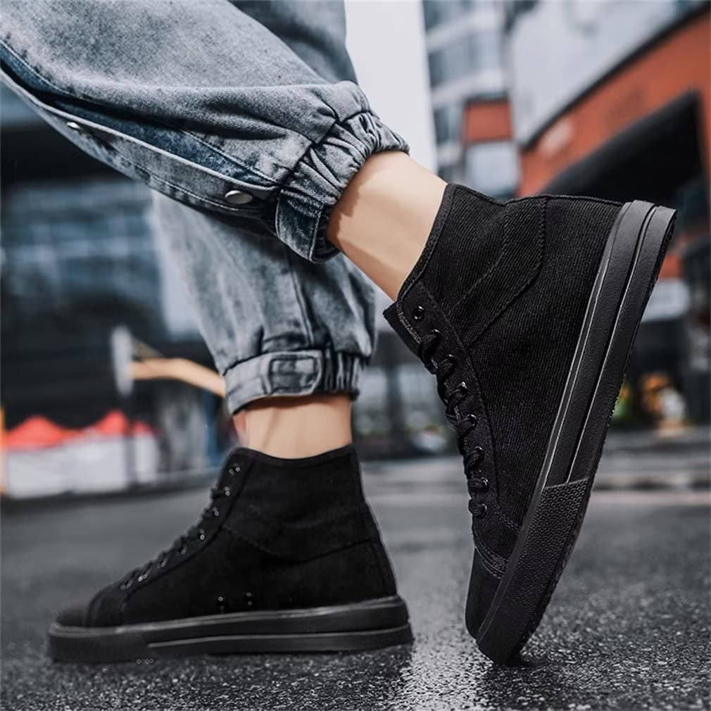 All black shop canvas sneakers