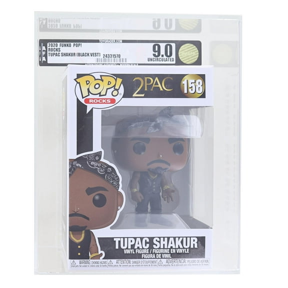 Funko POP Rocks Vinyl Figure | Tupac Shakur Graded AFA 9.0