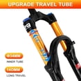 thumbnail image 2 of ZTZ 26/27.5/29 inch MTB Air Suspension Fork, Upgraded 34mm Stanchions & 140mm Travel, Rebound Adjust, Straight Steerer, 9x100mm QR, Manual Lockout Front Fork for XC AM Mountain Bike, 2 of 7