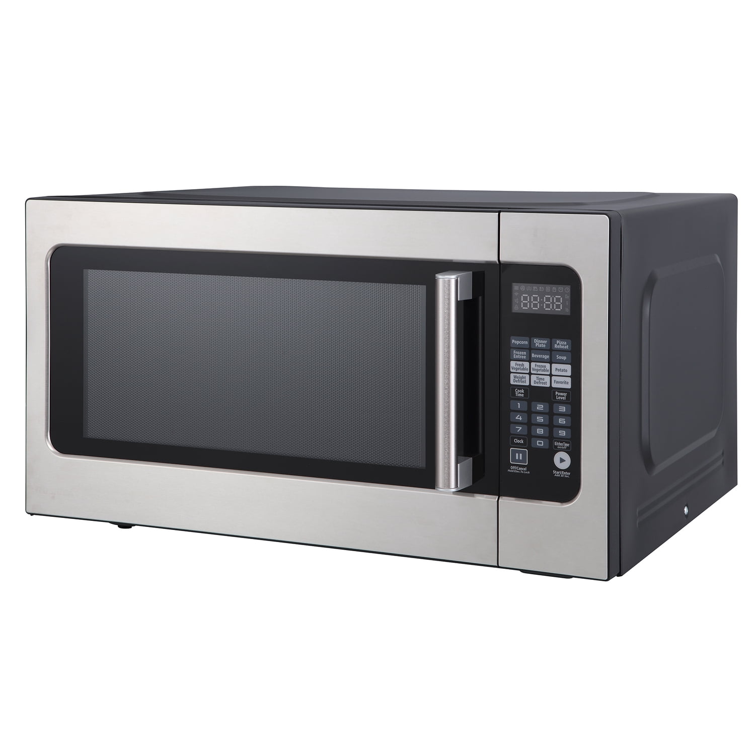 Magic Chef MC2211MS 2.2-cu. ft. 1,200-Watt Countertop Microwave with Sensor Cook, Silver