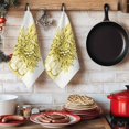 thumbnail image 6 of Eucalyptus Yellow Kitchen Towels Set of 4, Vintage Bottle Succulents Flower Stripe Absorbent Dish Towels for Kitchen, Microfiber Hand Towel, Quick Drying Tea Towel for Cleaning Decorative Dishcloths, 6 of 7