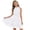 00-White450, variant on Lullu Girls Summer Ruffle Tiered Sleeveless Dress Casual A Line Swing Dress, Sizes 5-13