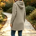 thumbnail image 6 of Coats for Women Plus Size Lightweight Zip Up Jackets Hooded Loose Casual Fall Jackets with Pockets S-3XL, 6 of 8