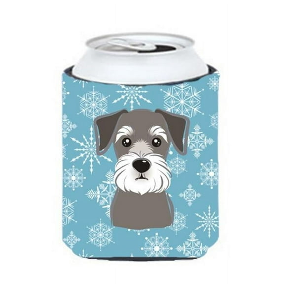 Snowflake Schnauzer Can or Bottle Hugger