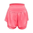 thumbnail image 4 of NINGMENG Skirts For Women Summer Solid Color Elastic High Waist Ruffled Athletic Running Mini Tennis Skirt Daily-Wear,Blue,M, 4 of 5
