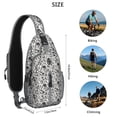 thumbnail image 2 of Gothic Floral Skull Sling Backpack with Mexican Mandala and Roses Pattern, Lightweight Retro Crossbody Daypack, Adjustable Strap, Multiple Compartments for Daily Commuting & Outdoor Activities, 2 of 5