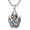 Wolf Paw, variant on Wolf Raven Celtic Knot Viking Series Necklace for Men Women 925 Sterling Silver Amulet Jewelry Gift