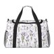 thumbnail image 1 of Disketp Lavender Flowers Bolsa de Viaje Tipo Duffle, Bolso de Mano para Fin de Semana para Mujer, Bolsa de Gimnasio Ligera para Hombre, Esencial para Viajes, 1 of 7