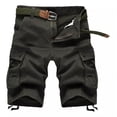 thumbnail image 1 of Pantalones Cortos Cargo De Algodón Con Bolsillos Para Hombre, 1 of 2