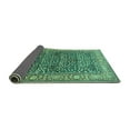 thumbnail image 2 of Ahgly Company Indoor Rectangle Persian Turquoise Blue Traditional Area Rugs, 2' x 4', 2 of 4