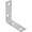 Multi, variant on National Hardware 2 In. x 5/8 In. Zinc Corner Brace N266-361 Pack of 40