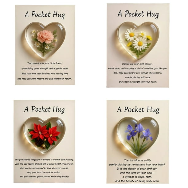 Decoraciones 1Pcs Gift Card with Flowered Pocket for Birthdays Anniversaries and Special Occasions JASKFLY