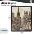 thumbnail image 4 of Stupell Industries Coastal Salted Remnants Harbor Black Floating Frame Canvas Art, 17 x 21, by Melissa Wang, 4 of 8