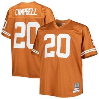 Mens #20 UT Football Earl Campbell college Jersey - White