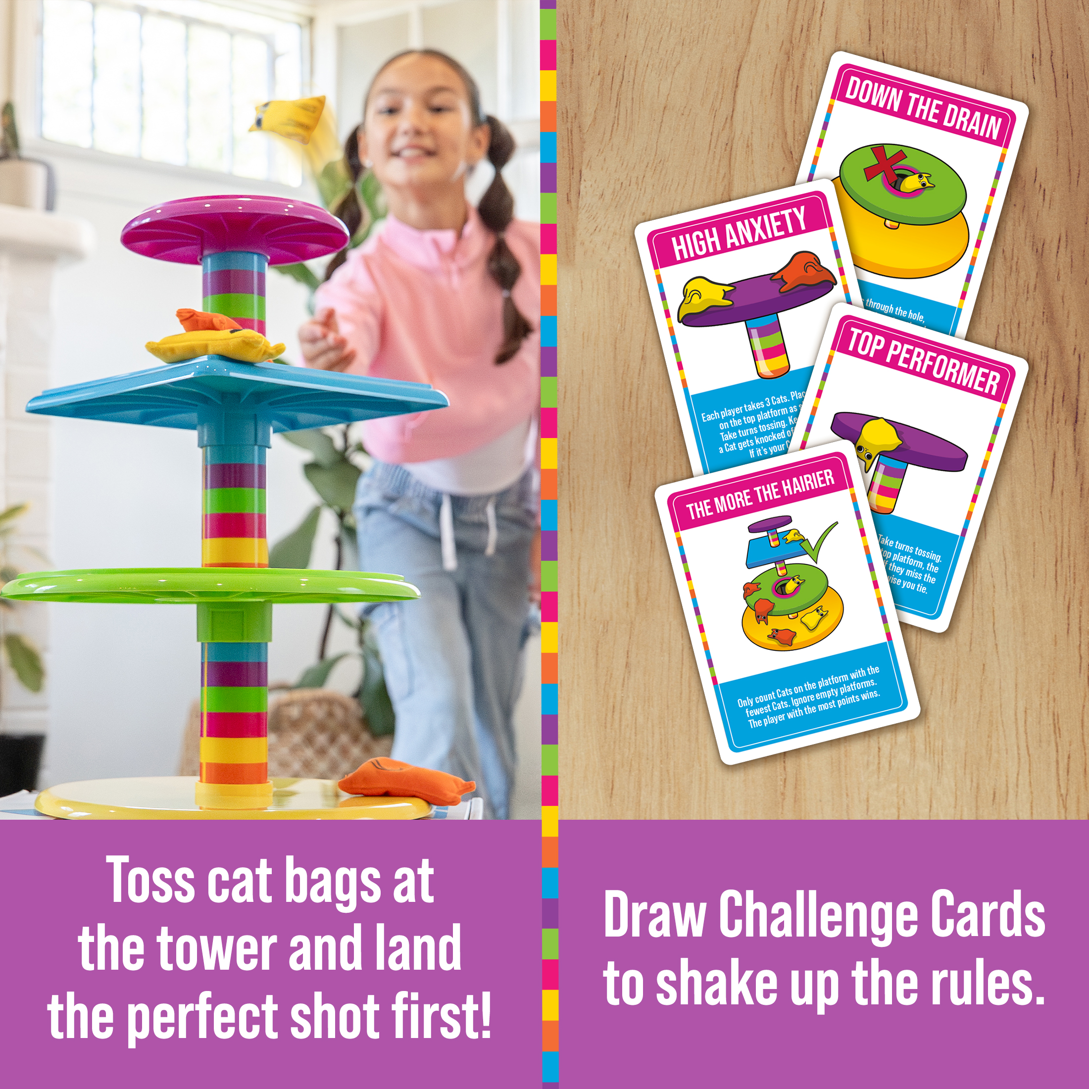 Exploding Kittens Cat Condo Cornhole Game Set photo 4