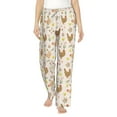 thumbnail image 2 of Picia Chicken Family Womens Soft Woven Cotton Elastic Waistband Sleep Pajama Pant Lounge Sleep Pant With Pockets And Drawstring-X-Large, 2 of 9