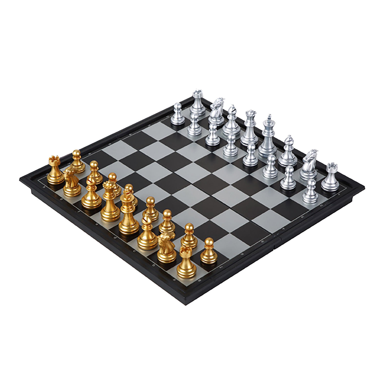 Details about   Mini Chess Set Folding Magnetic Plastic Chessboard Board Game 