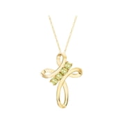 Personalized Family Jewelry Hope Birthstone Pendant available in Sterling Silver, 10kt and 14kt Yellow and White Golden