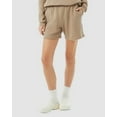 thumbnail image 3 of Bella+Canvas 3787 Women's Cutoff Fleece Shorts-TAN-XL, 3 of 5
