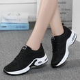 thumbnail image 4 of huanledash Women Casual Running Jogging Fitness Sneakers Breathable Lace-up Anti Skid Shoes, 4 of 8