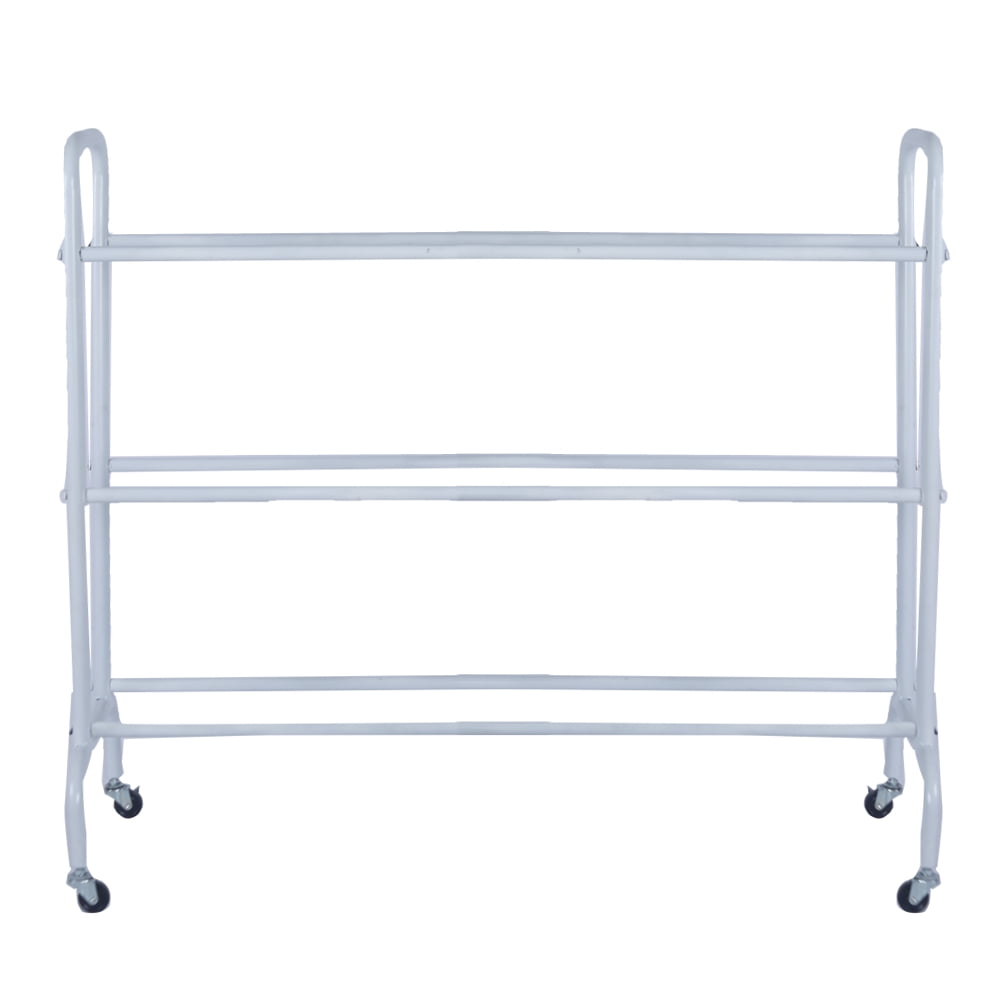 Kepooman 16 Ball Storage Rolling Cart Wide Base, Basketball Storage Rack Storage Cart