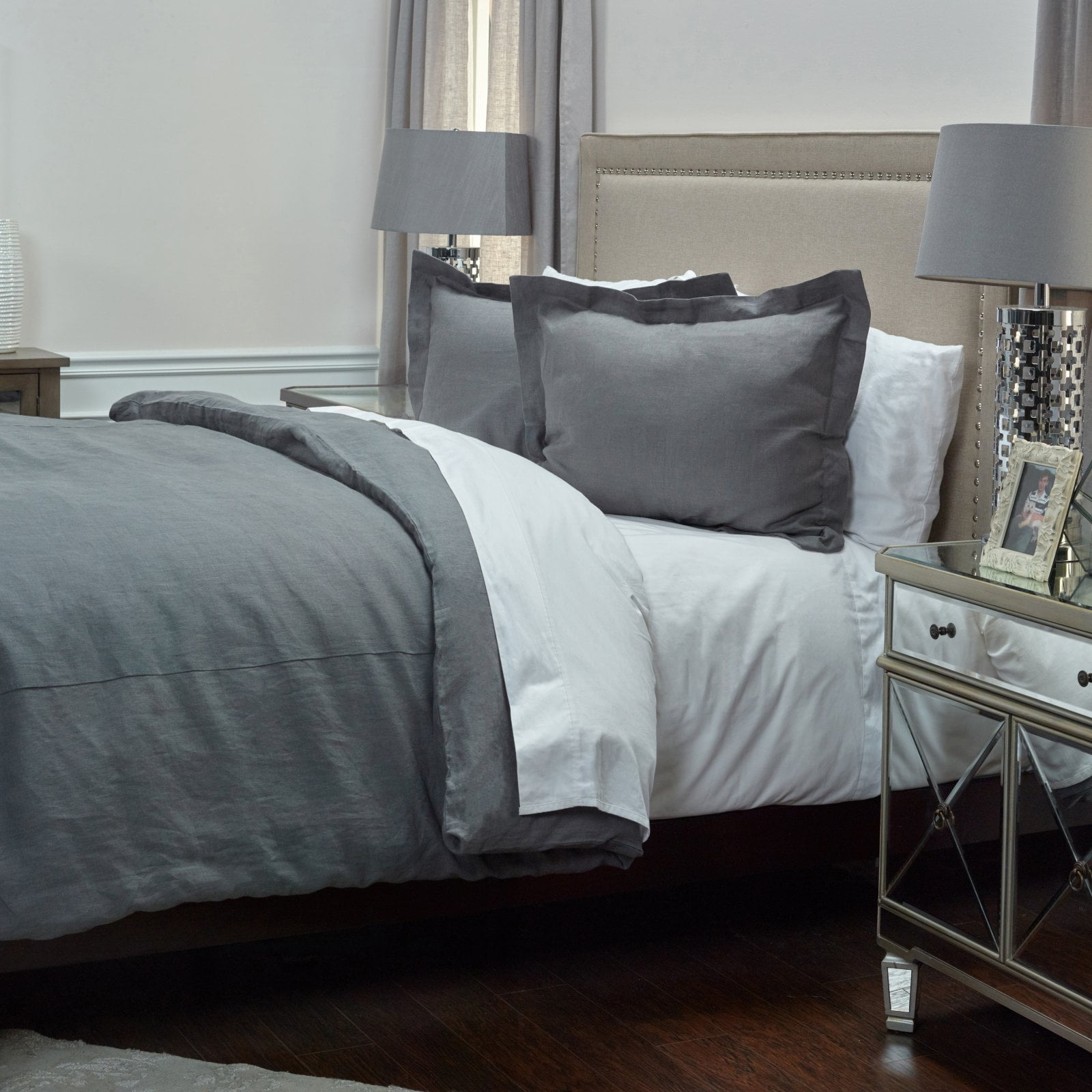 Rizzy Home  Covington Khaki Duvet Cover King