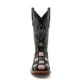 thumbnail image 3 of Ferrini Womens Women`s   and Pink Vamp 12In  Top Boot 8.5 B Black, 3 of 6