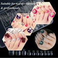thumbnail image 6 of Press On Nail Adhesive Tabs, Square Acrylic Artificial Toe Nails With Waterproof Nail Sticky Tabs, 100 Pcs Clear Acrylic For Salon And Home D.I.Y. Artistry, 6 of 8