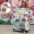 thumbnail image 4 of Colorful Dinosaurs Rainbow Pattern Luggage Cover Fashion Suitcase Cover Baggage Covers Fit 25-28 Inch Luggage (Go Travel), 4 of 5