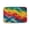 Vibrant Pattern Colorful Waves Dynamic, variant on Colorful Waves Vibrant Dynamic Bath Rug, Soft Absorbent Bathroom Mat, Coral Fleece Floor Mat, 19.7" x 31.5"