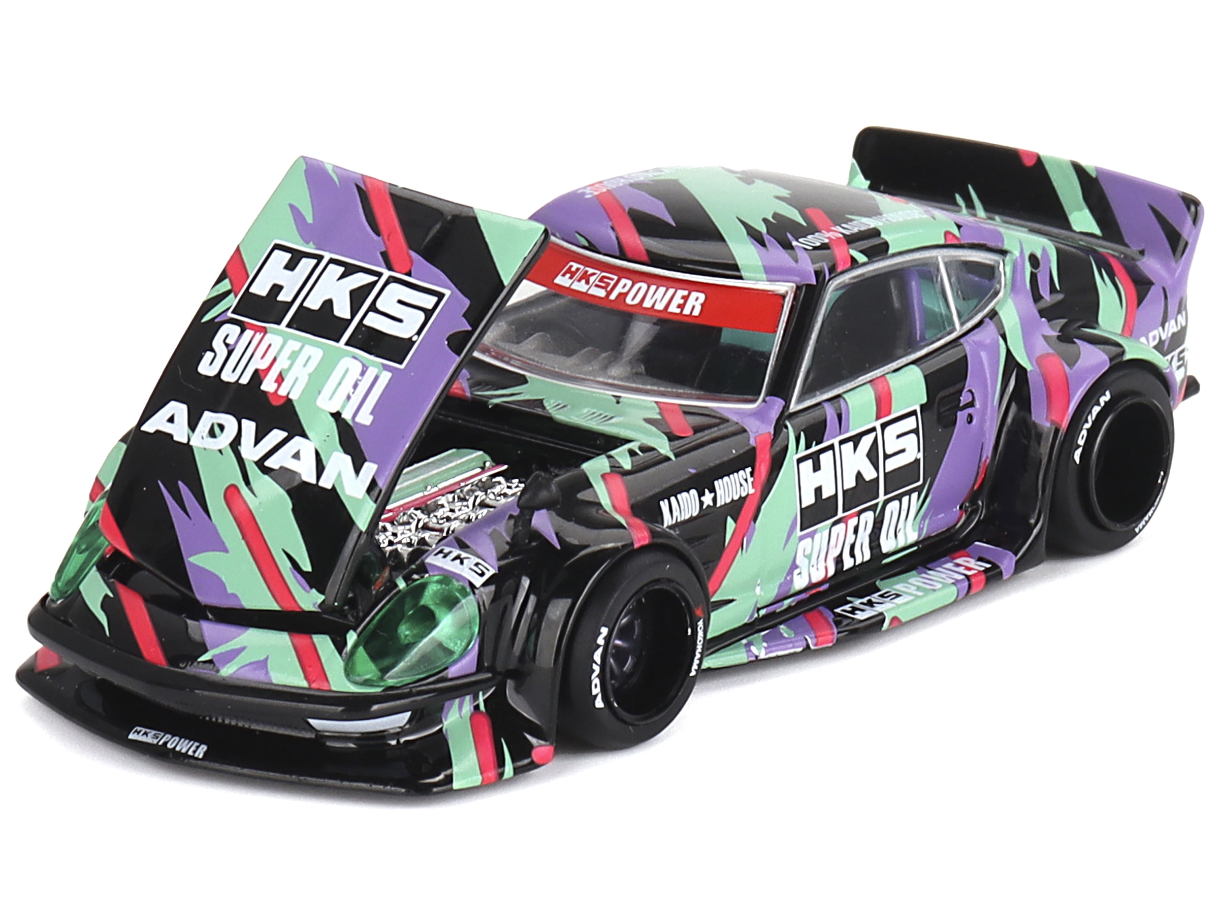 1/64 Diecast Model - Nissan Fairlady Z RHD 'HKS' Livery by Jun