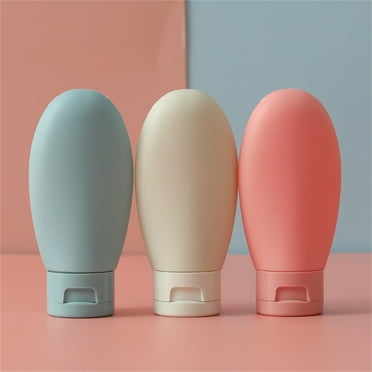 Hovilon 3 Pcs Travel Bottles Set,60ML Travel Bottles & Containers,Small Mini Empty Plastic Squeeze Bottles for Travel Toiletries,Shampoo and Conditioner