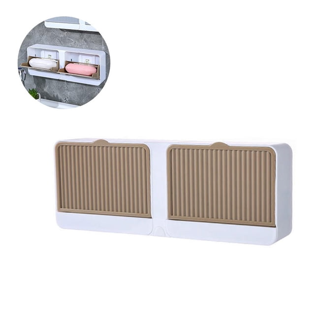En La Pared Con Tapa, Jabonera Autoadhesiva, Jabonera De Ducha, Jabonera Para Baño Minnieouse HA045969-02