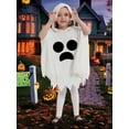 thumbnail image 2 of Hotiary 1-6Y Kids Halloween Ghost Costumes White Cloak + Pant Toddler Boys Girls Cosplay Party Fancy Dress Cloak Costume 2Pcs Halloween Outfits, 2 of 9