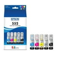 thumbnail image 4 of Epson T552 Cyan/Yellow/Magenta/Photo Black/Gray High Yield Ink Cartridge 5/Pack (T552920-S), 4 of 6