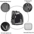 thumbnail image 3 of Mochila para gatos YONGSHENG transpirable portátil transparente 33*25*42 cm, 3 of 4