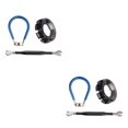 thumbnail image 1 of Greeniant Llave de ranura de 8 vías para bicicleta, herramientas de reparación de llave de radios de ciclo, ajustador de acero al carbono duro, Kit de Negro 2piezas Greeniant CBP494470, 1 of 6