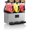 thumbnail image 2 of Zzistar Commercial Slushy Machine 15Lx3, Tainless Steel Smoothie Frozen Drink Maker with Self-Cleaning Mode, 1200W Electric Large Slushie Machine for Home Party, 2 of 7
