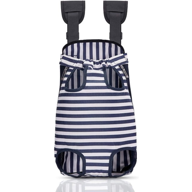 Uds. (raya azul, L) bolsa de vientre para perro y gato, malla o vientre de tela