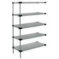 thumbnail image 1 of Stainless Steel 5 Solid Shelf Add-On Kit - 21 x 36 x 54 in., 1 of 1