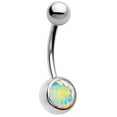 thumbnail image 1 of Belly Butt Navel Ring Large Cone CZ Gem, 1 of 4