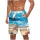 thumbnail image 1 of Pantalones Cortos Casuales para Hombre Imprimir con Bolsillos Pantalones de Playa de Cintura Elástica, Pantalones Cortos de Cintura Elástica para Hombre, 1 of 5