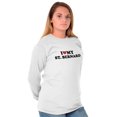 thumbnail image 2 of Love My St Bernard Dog Owner Heart Women's Long Sleeve T Shirt Brisco Brands S, 2 of 2