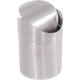 thumbnail image 2 of Mini bote de basura para encimera | Acero inoxidable cepillado, tapa abatible, plateado, 1,5 L | Para encimera de cocina, dormitorio, oficina y mesa, 2 of 5