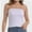 White, variant on Strapless Crop Tube Tops for Women Solid Color Trendy Sexy Cami Tops